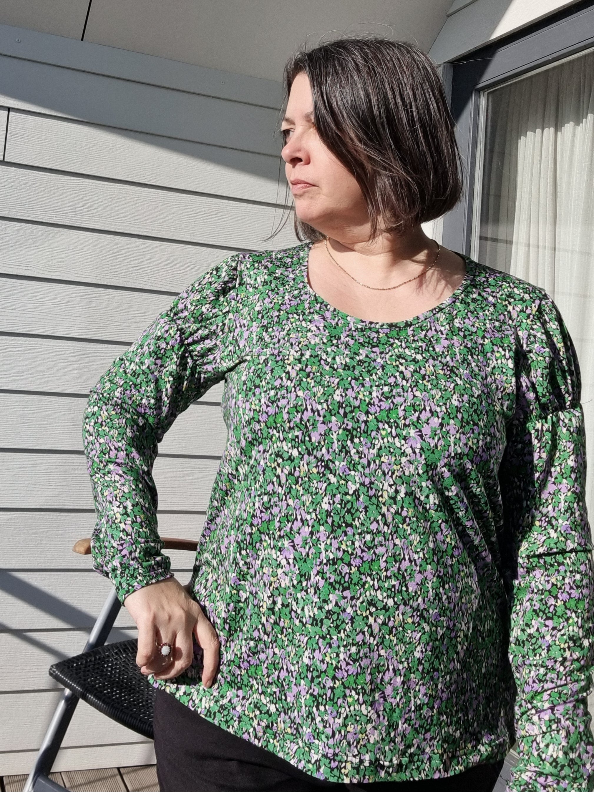 Modern Juliet Sleeves Top Pattern