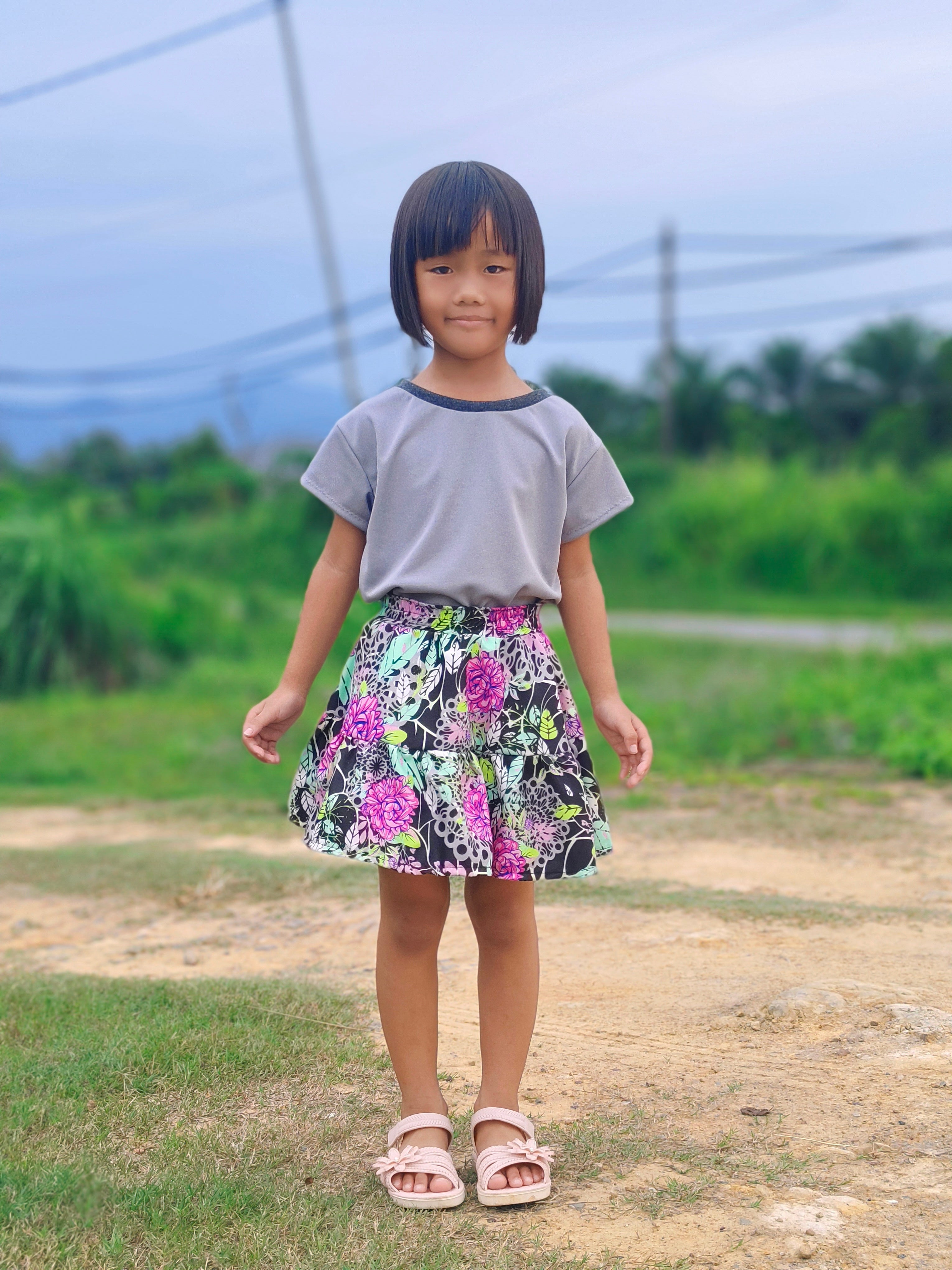 Kids Theresa Tiered Skirt Pattern