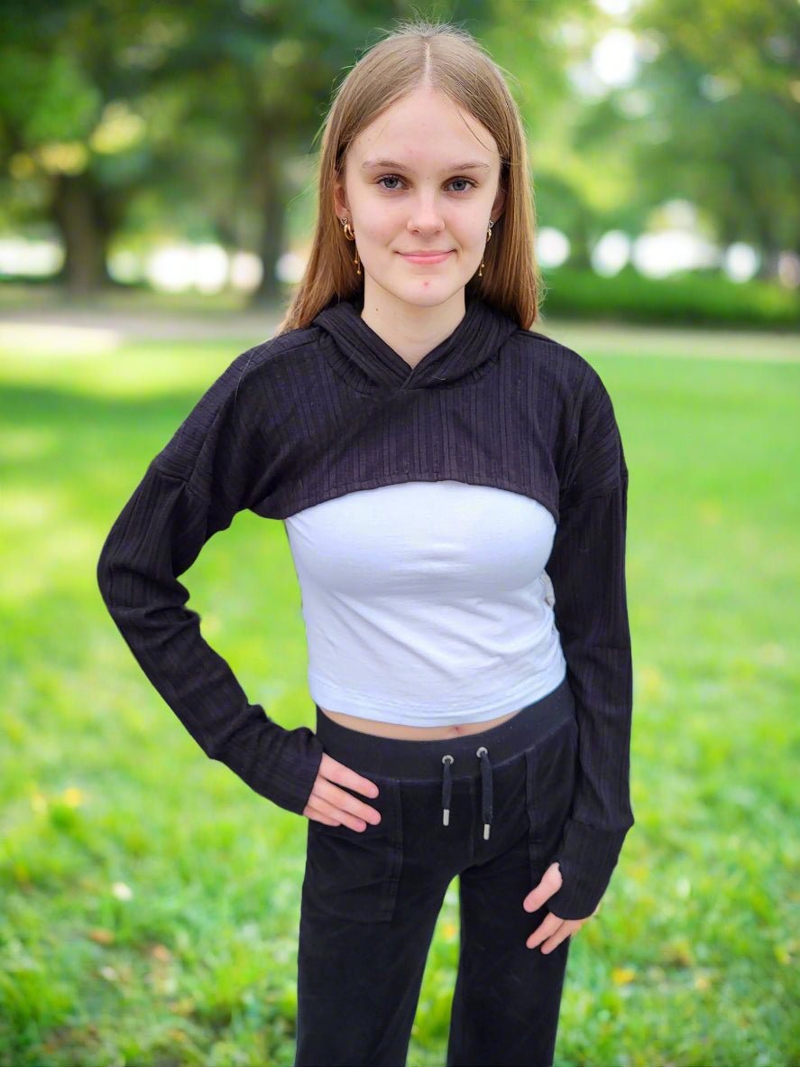 Katharina Hooded Sweater Bolero Pattern