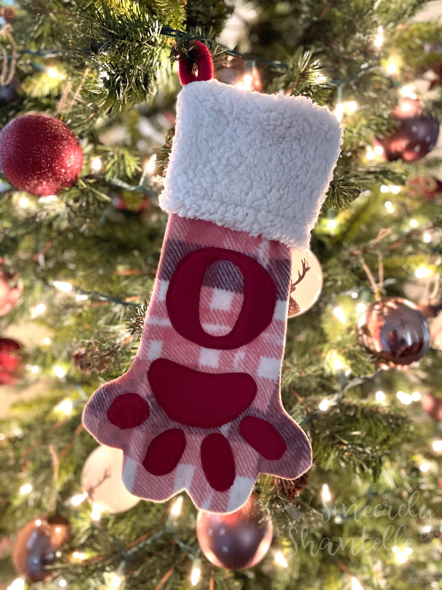 Paw Pet Stocking Sewing Pattern FREE