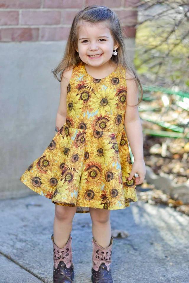 Girl's Be Amazing Top & Dress Pattern - Ellie and Mac, Digital (PDF) Sewing Patterns | USA, Canada, UK, Australia