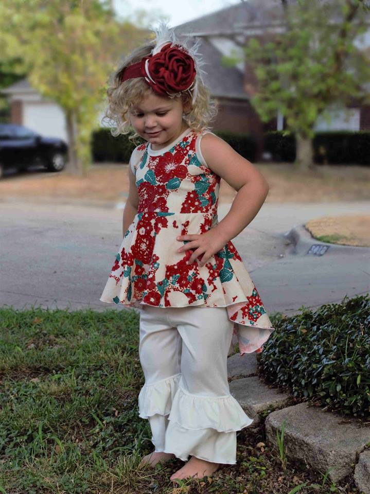 Girl's Be Confident Tunic Pattern - Ellie and Mac, Digital (PDF) Sewing Patterns | USA, Canada, UK, Australia