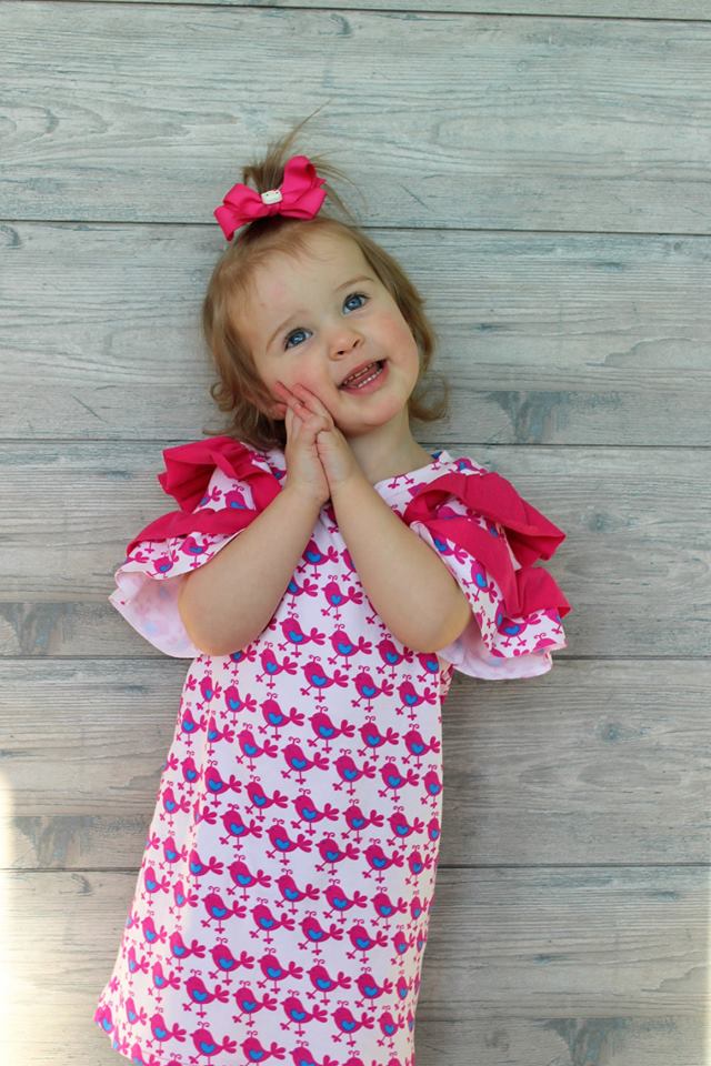 Girl's Be Determined Top, Tunic & Dress Pattern - Ellie and Mac, Digital (PDF) Sewing Patterns | USA, Canada, UK, Australia