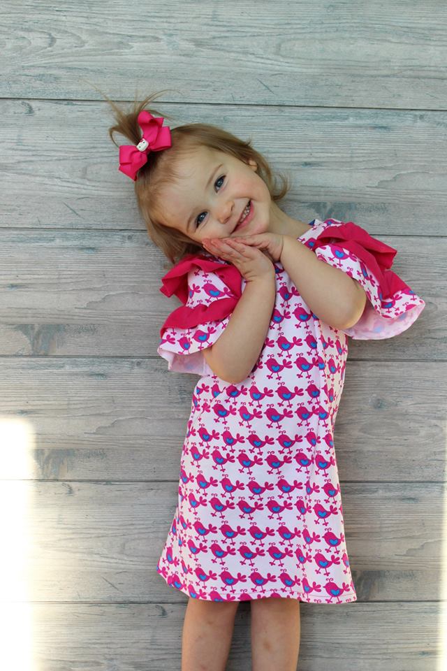 Girl's Be Determined Top, Tunic & Dress Pattern - Ellie and Mac, Digital (PDF) Sewing Patterns | USA, Canada, UK, Australia