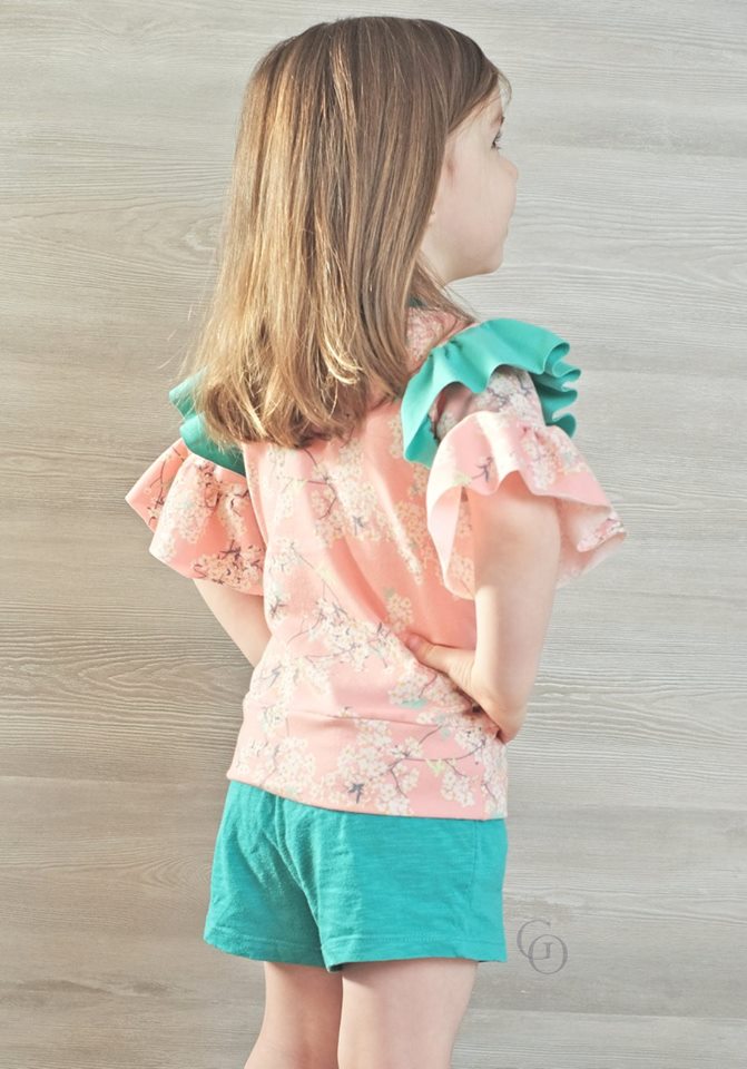 Girl's Be Determined Top, Tunic & Dress Pattern - Ellie and Mac, Digital (PDF) Sewing Patterns | USA, Canada, UK, Australia