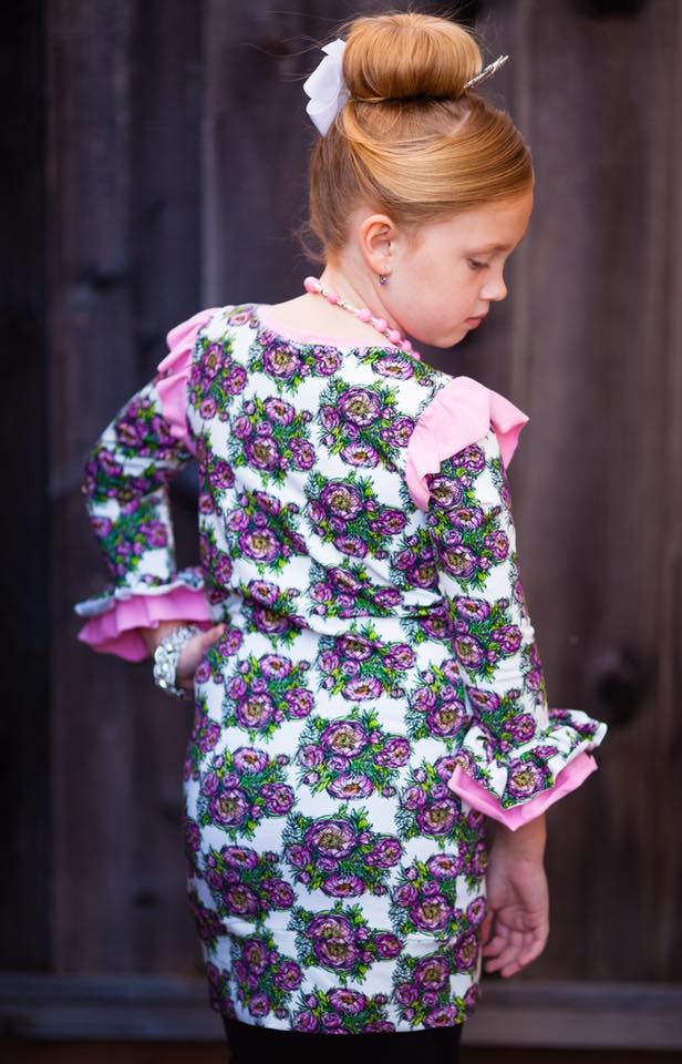 Girl's Be Determined Top, Tunic & Dress Pattern - Ellie and Mac, Digital (PDF) Sewing Patterns | USA, Canada, UK, Australia