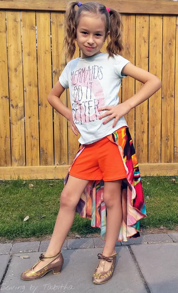 Girl's Be Invincible Skort Pattern - Ellie and Mac, Digital (PDF) Sewing Patterns | USA, Canada, UK, Australia