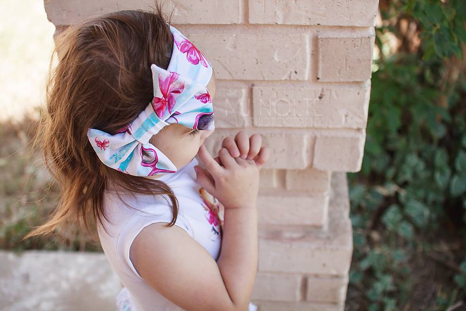 Be Posh Bow Headband Pattern - Ellie and Mac, Digital (PDF) Sewing Patterns | USA, Canada, UK, Australia