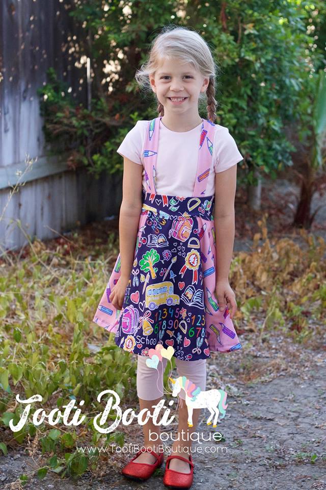 Girl's Be Smart Jumper Pattern - Ellie and Mac, Digital (PDF) Sewing Patterns | USA, Canada, UK, Australia