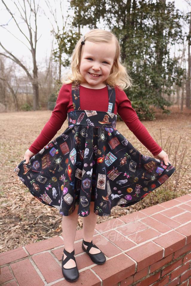 Girl's Be Smart Jumper Pattern - Ellie and Mac, Digital (PDF) Sewing Patterns | USA, Canada, UK, Australia