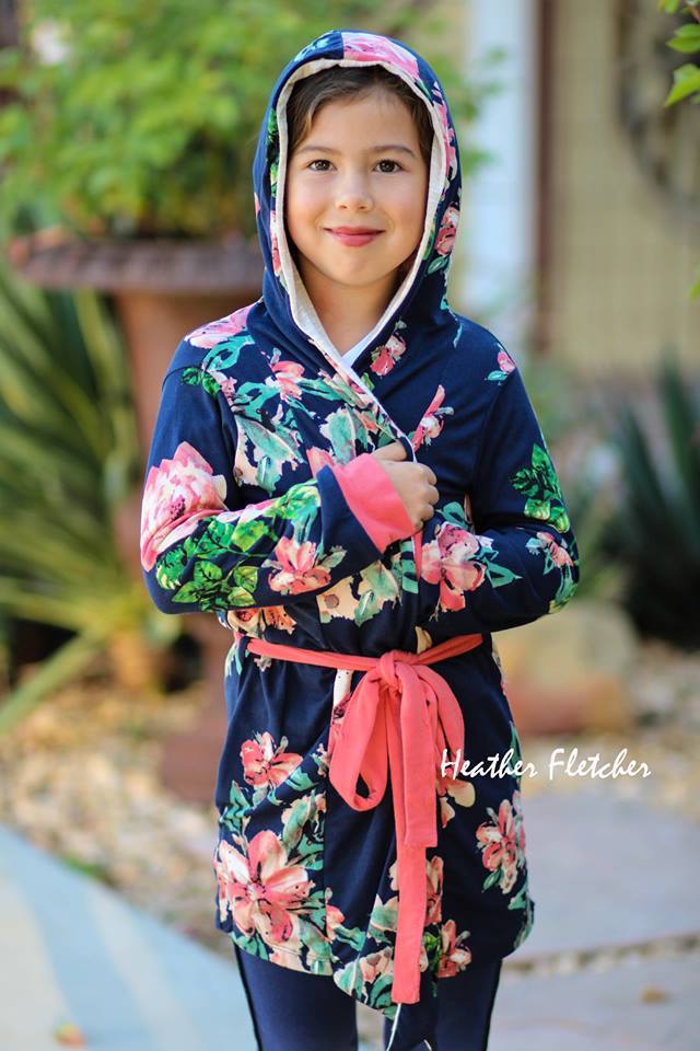 Girl's Stay Cozy Jacket Pattern - Ellie and Mac, Digital (PDF) Sewing Patterns | USA, Canada, UK, Australia