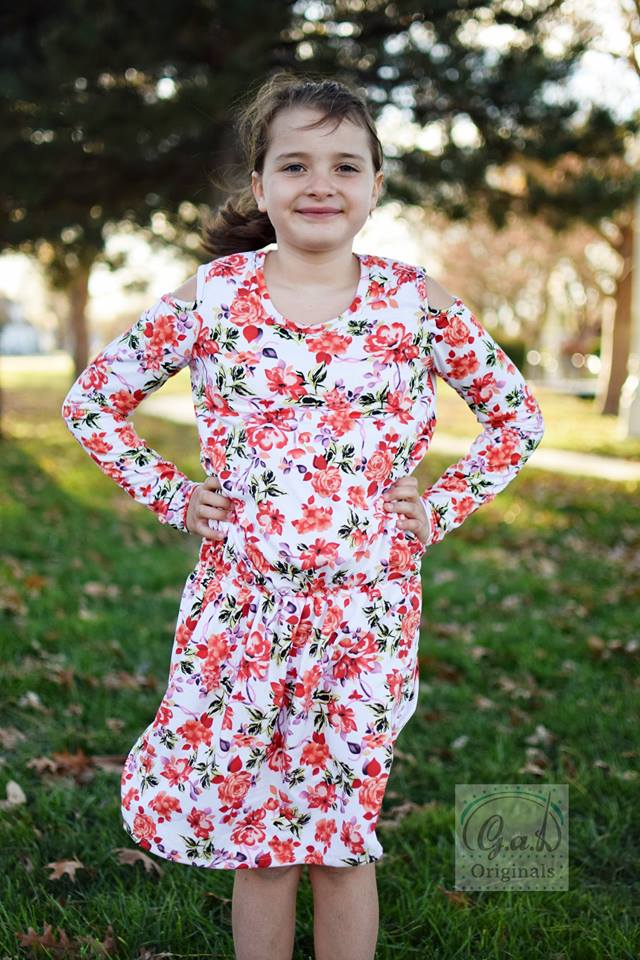 Kids Cold Shoulder Jumper Pattern