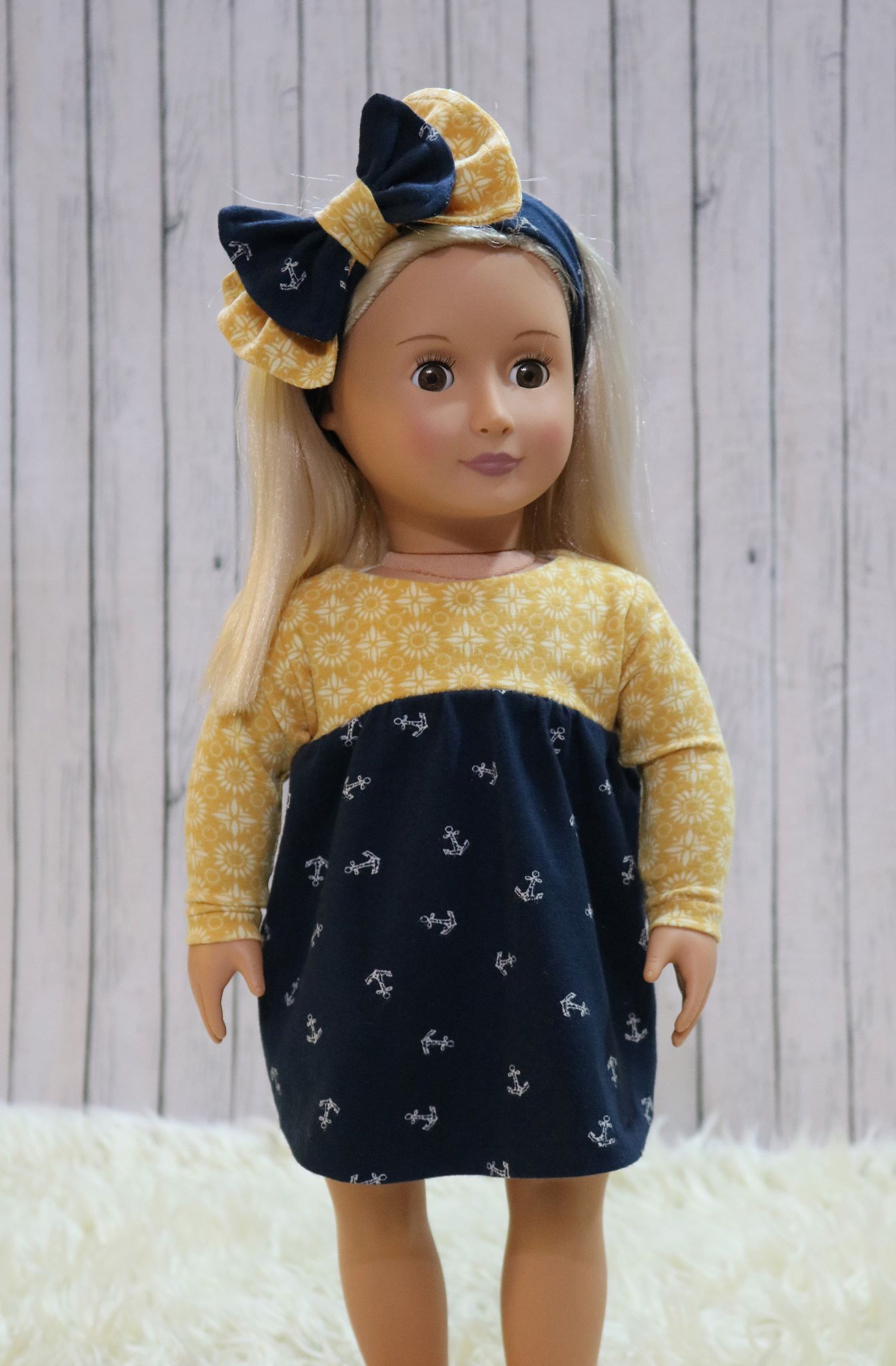 I Love The 90's Doll Dress Pattern