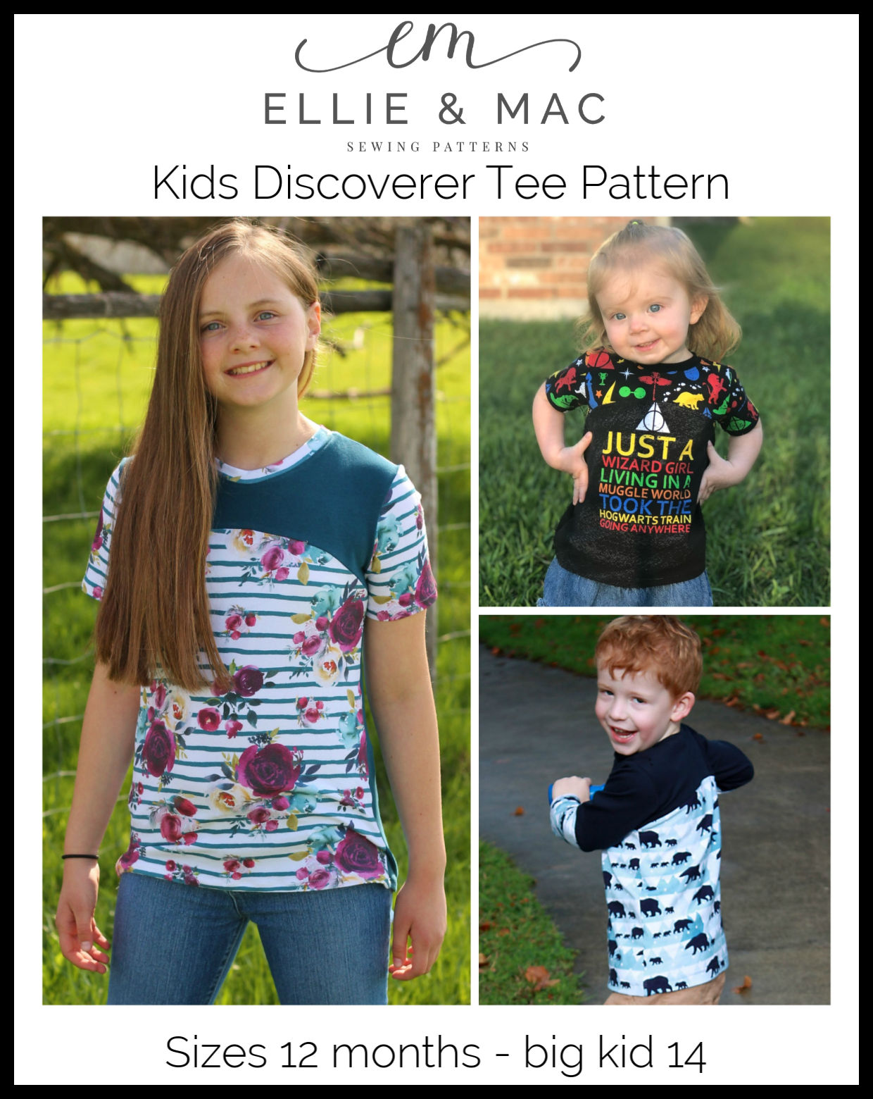 Kids Discoverer Tee Pattern