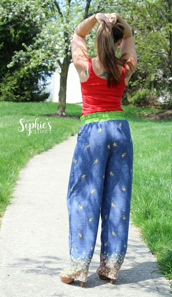 Women's Feel Pretty Pants Pattern - Ellie and Mac, Digital (PDF) Sewing Patterns | USA, Canada, UK, Australia