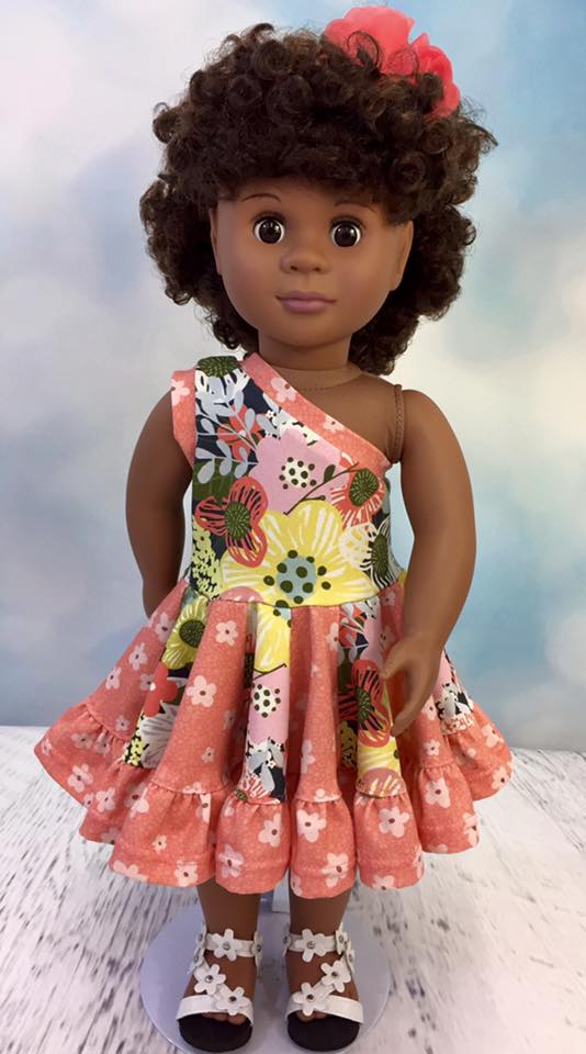 Island Hopper Doll Dress Pattern