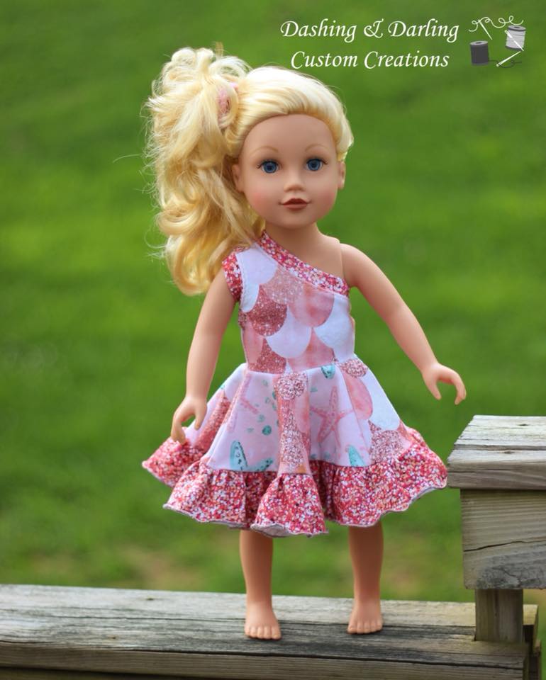 Island Hopper Doll Dress Pattern