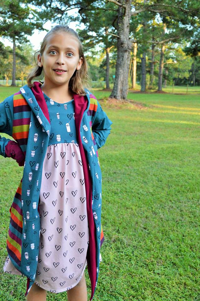 Girl's 90's Dress Pattern - Ellie and Mac, Digital (PDF) Sewing Patterns | USA, Canada, UK, Australia