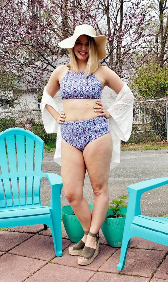 Women's Oasis Swimsuit Mix & Match Pattern - Ellie and Mac, Digital (PDF) Sewing Patterns | USA, Canada, UK, Australia