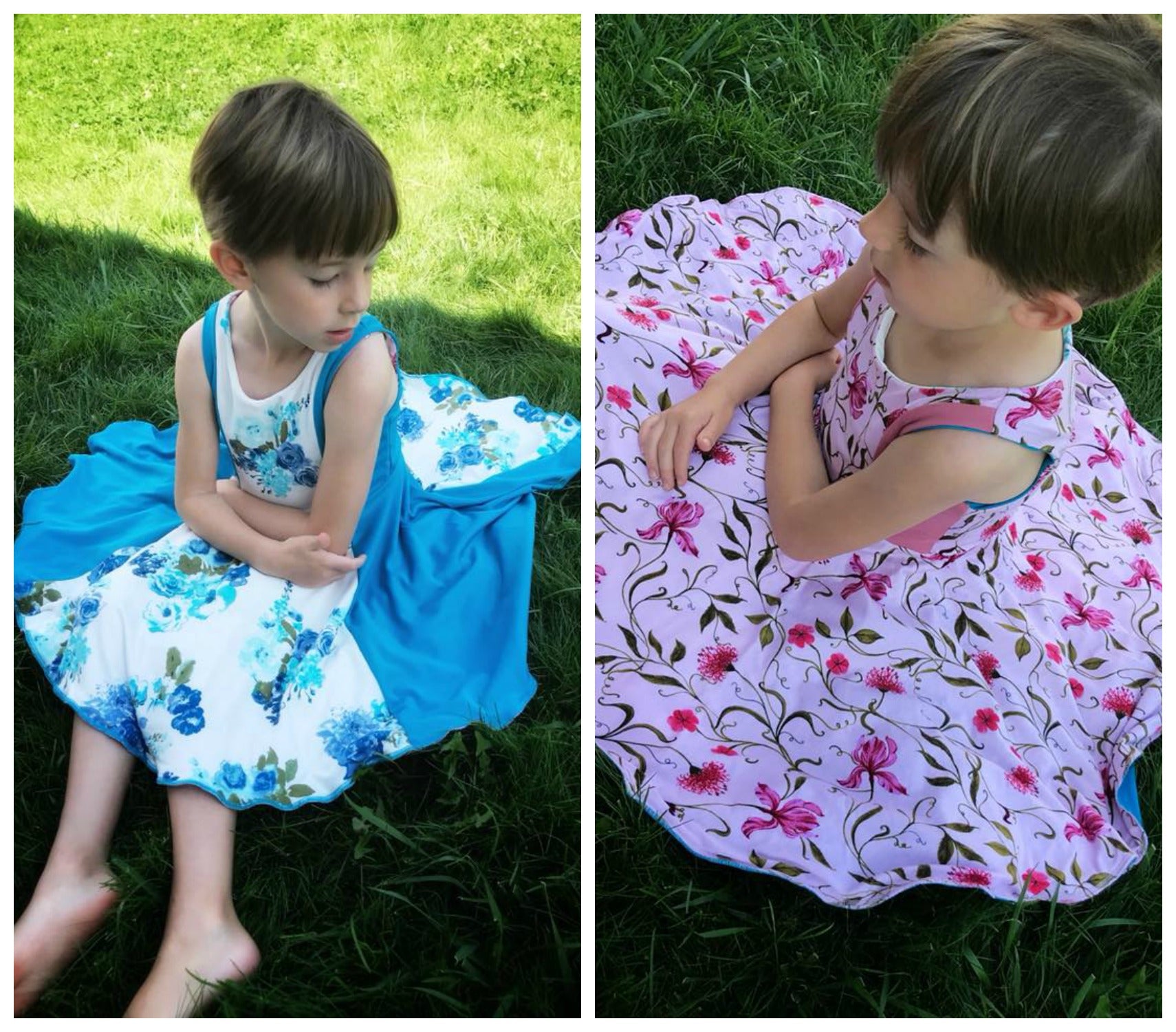 Girl's Reversible Dress Pattern - Ellie and Mac, Digital (PDF) Sewing Patterns | USA, Canada, UK, Australia