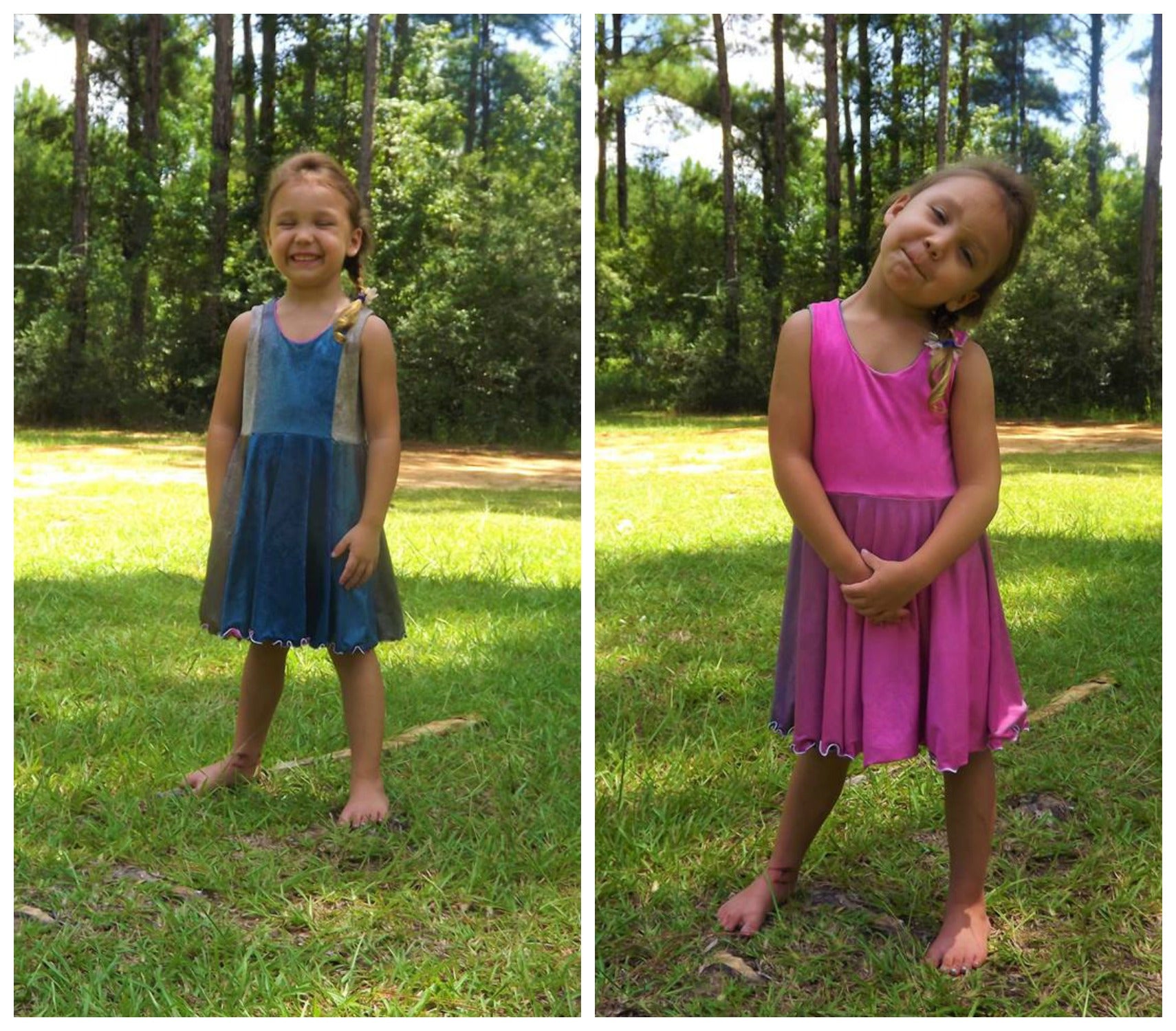 Girl's Reversible Dress Pattern - Ellie and Mac, Digital (PDF) Sewing Patterns | USA, Canada, UK, Australia