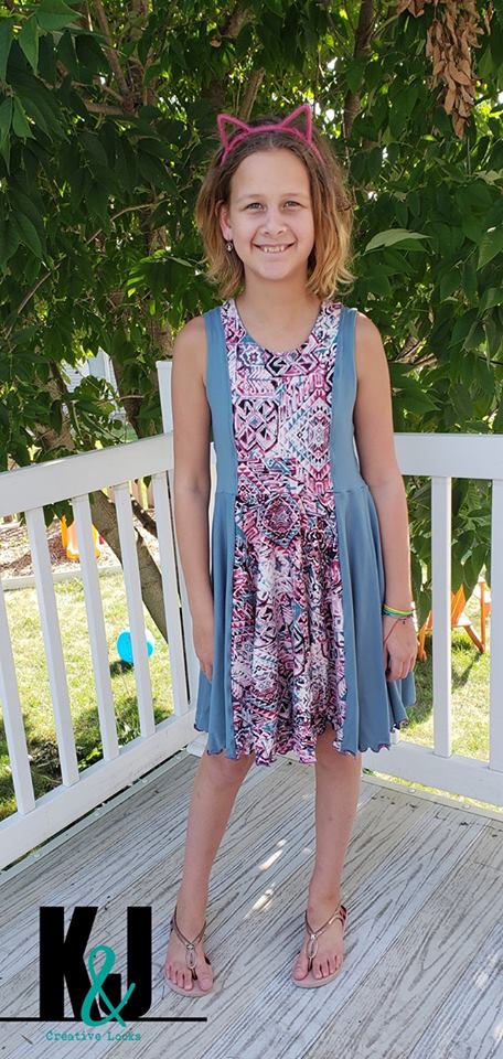 Girl's Reversible Dress Pattern - Ellie and Mac, Digital (PDF) Sewing Patterns | USA, Canada, UK, Australia