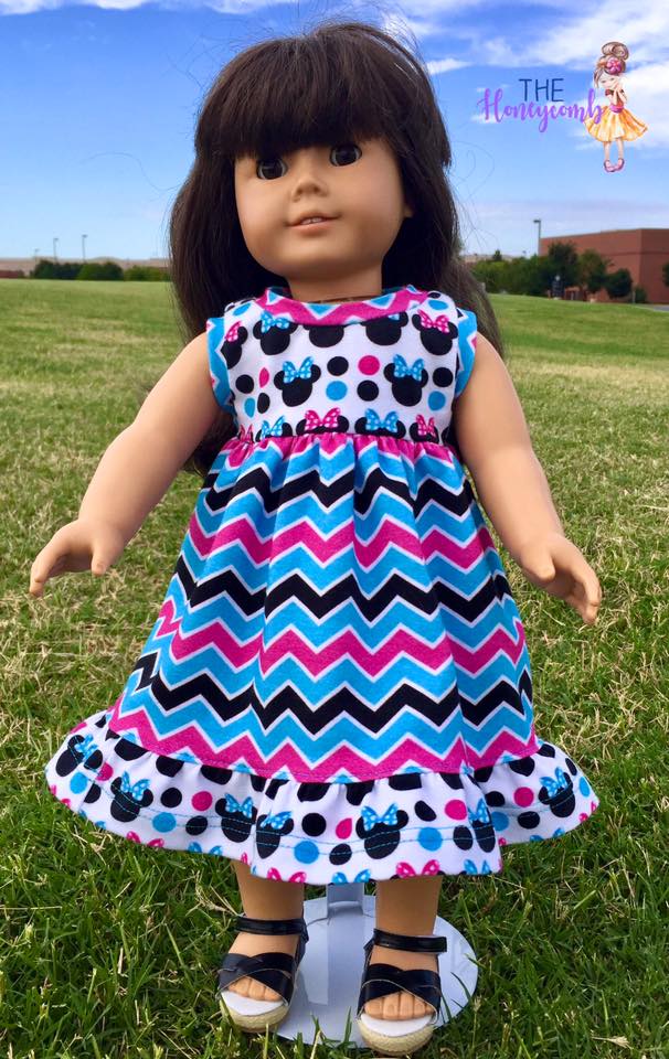 Simply Sweet Doll Dress Pattern - Ellie and Mac, Digital (PDF) Sewing Patterns | USA, Canada, UK, Australia