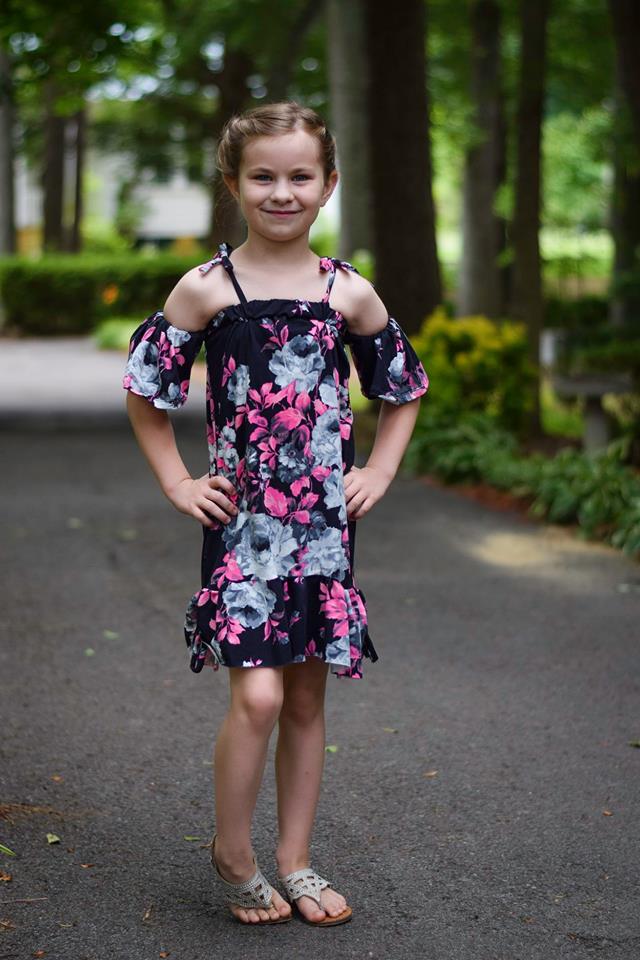 Girl's Summer Love Top & Dress Pattern - Ellie and Mac, Digital (PDF) Sewing Patterns | USA, Canada, UK, Australia