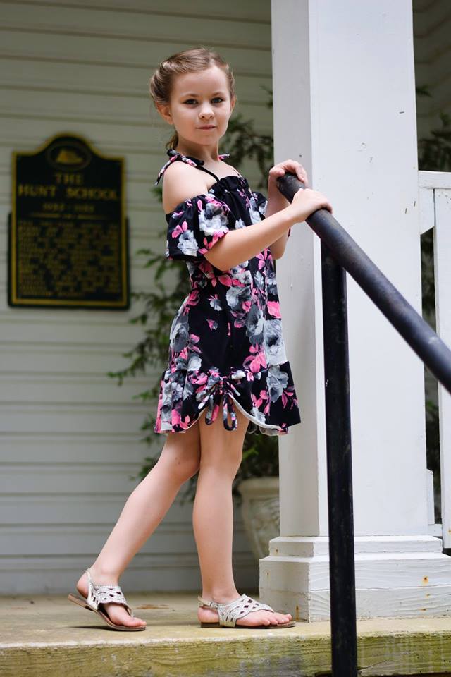 Girl's Summer Love Top & Dress Pattern - Ellie and Mac, Digital (PDF) Sewing Patterns | USA, Canada, UK, Australia