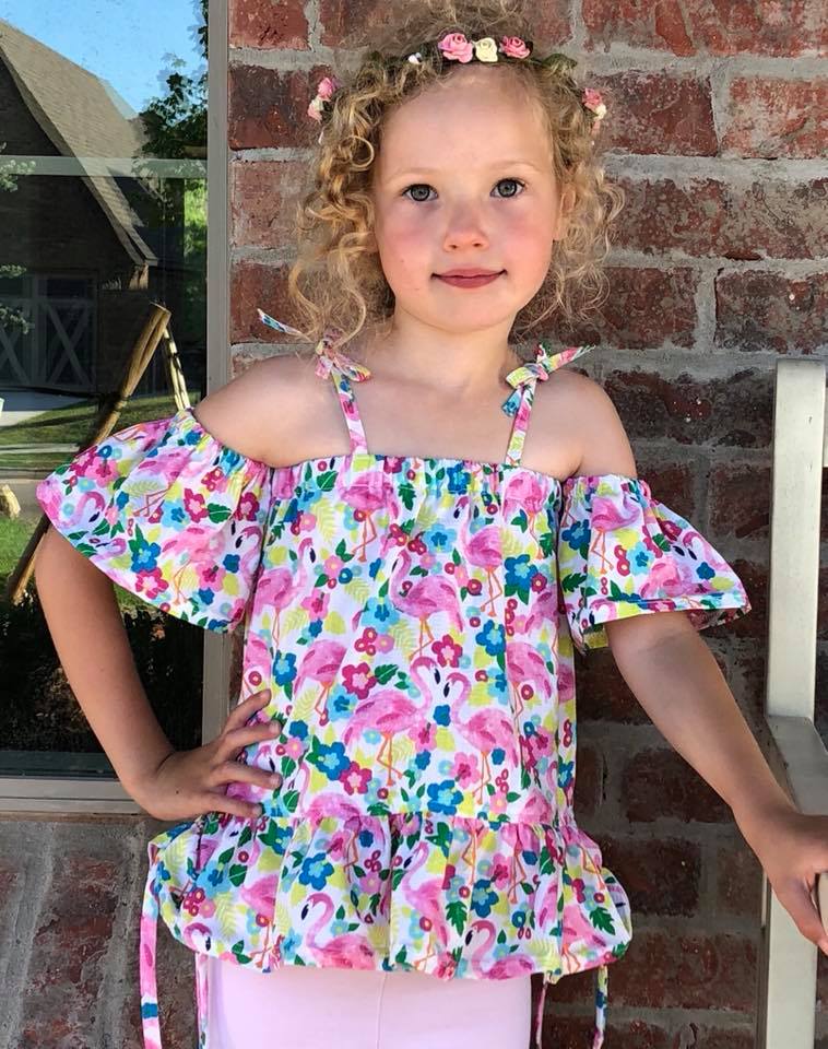 Girl's Summer Love Top & Dress Pattern - Ellie and Mac, Digital (PDF) Sewing Patterns | USA, Canada, UK, Australia