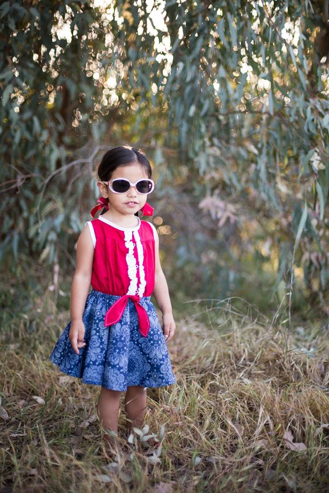 Girl's Sunkissed Dress Pattern - Ellie and Mac, Digital (PDF) Sewing Patterns | USA, Canada, UK, Australia