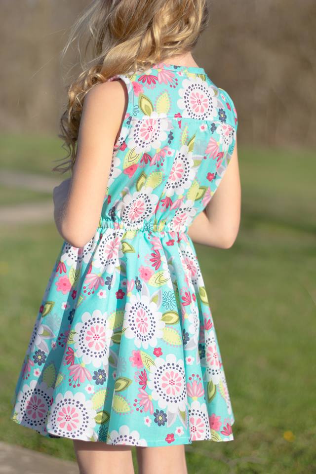 Girl's Sunkissed Dress Pattern - Ellie and Mac, Digital (PDF) Sewing Patterns | USA, Canada, UK, Australia