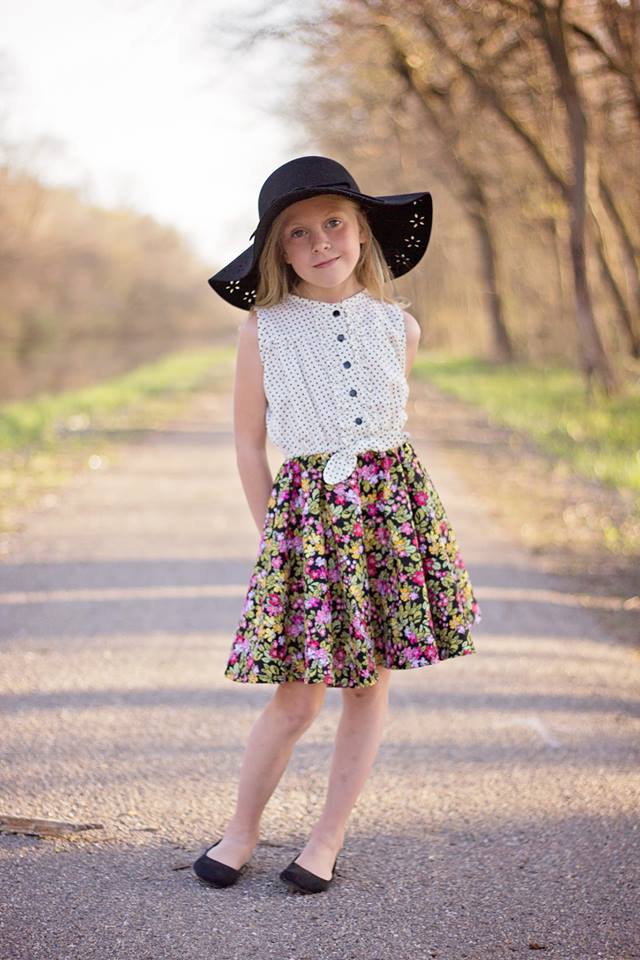 Girl's Sunkissed Dress Pattern - Ellie and Mac, Digital (PDF) Sewing Patterns | USA, Canada, UK, Australia