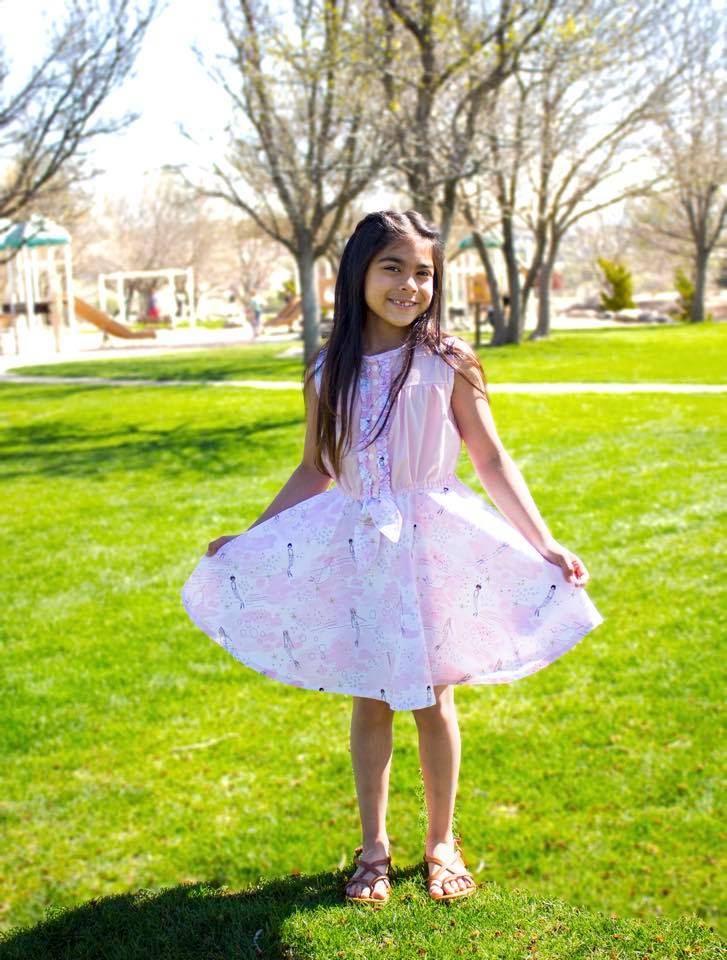 Girl's Sunkissed Dress Pattern - Ellie and Mac, Digital (PDF) Sewing Patterns | USA, Canada, UK, Australia