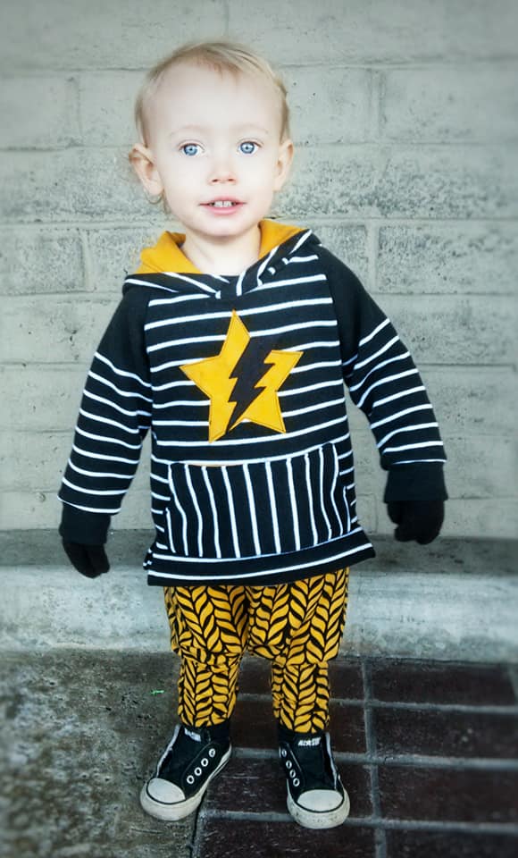 Boy's Swag Hoodie Pattern - Ellie and Mac, Digital (PDF) Sewing Patterns | USA, Canada, UK, Australia