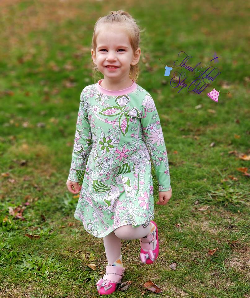 Girl's Sweetie Tunic & Dress Pattern - Ellie and Mac, Digital (PDF) Sewing Patterns | USA, Canada, UK, Australia