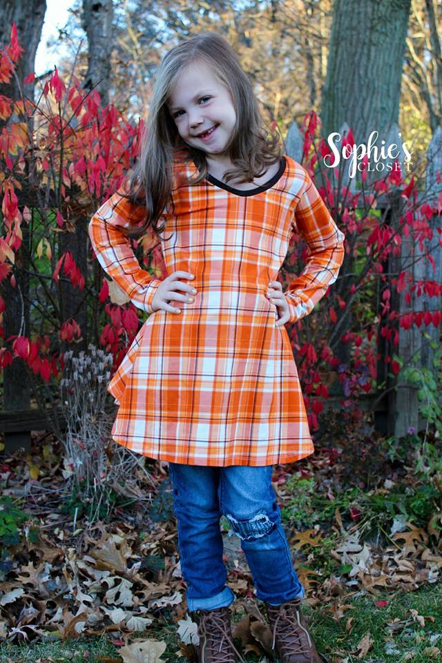 Girl's Sweetie Tunic & Dress Pattern - Ellie and Mac, Digital (PDF) Sewing Patterns | USA, Canada, UK, Australia