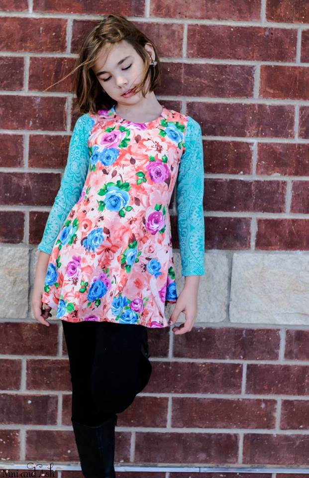 Girl's Sweetie Tunic & Dress Pattern - Ellie and Mac, Digital (PDF) Sewing Patterns | USA, Canada, UK, Australia