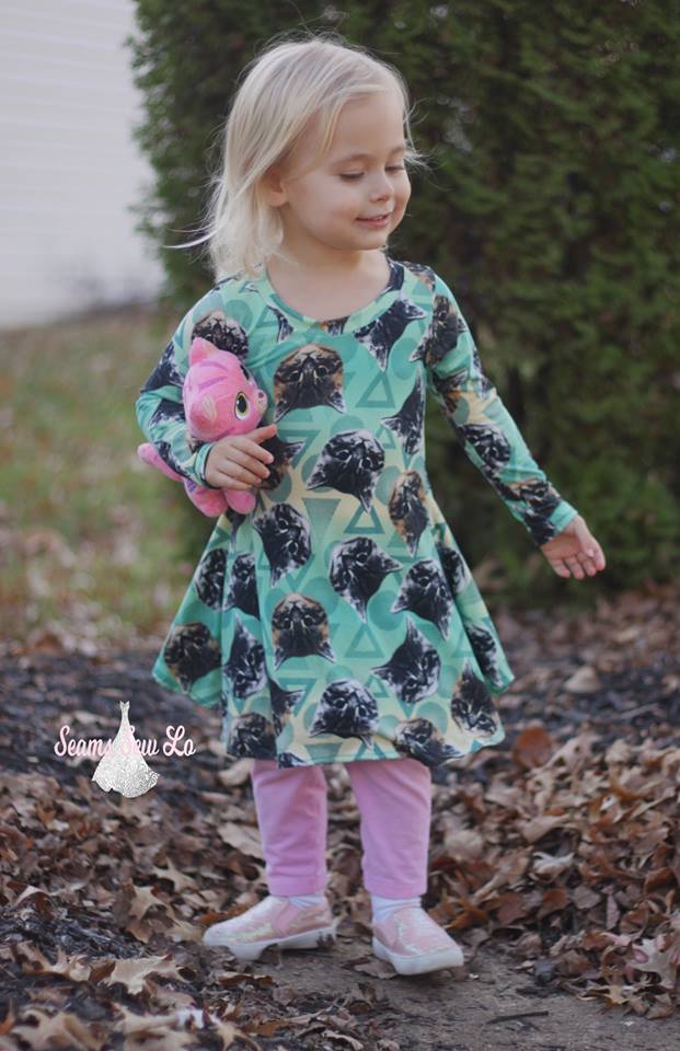 Girl's Sweetie Tunic & Dress Pattern - Ellie and Mac, Digital (PDF) Sewing Patterns | USA, Canada, UK, Australia