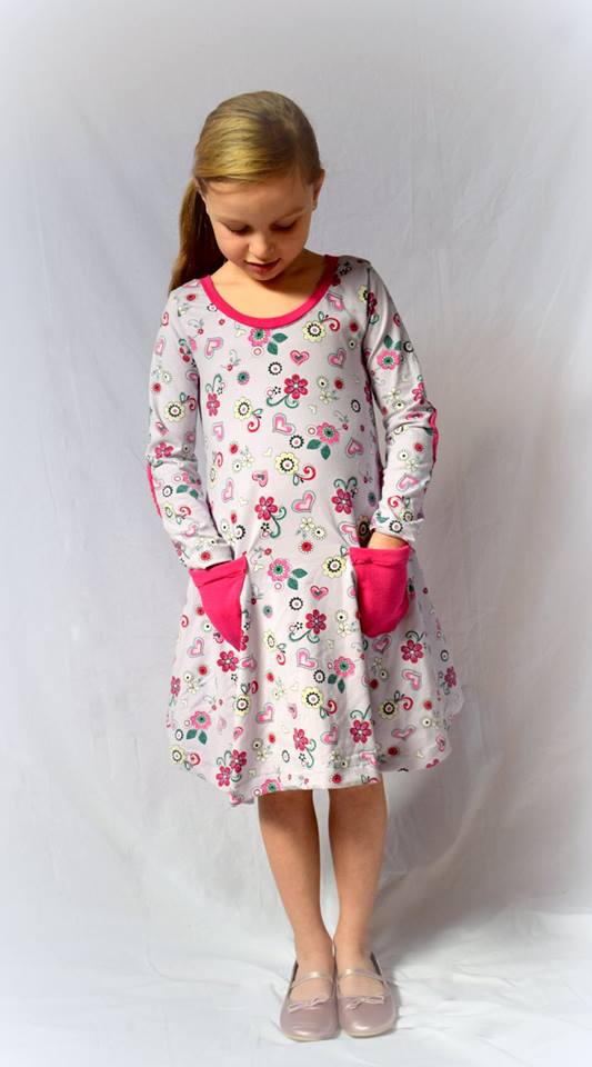 Girl's Sweetie Tunic & Dress Pattern - Ellie and Mac, Digital (PDF) Sewing Patterns | USA, Canada, UK, Australia