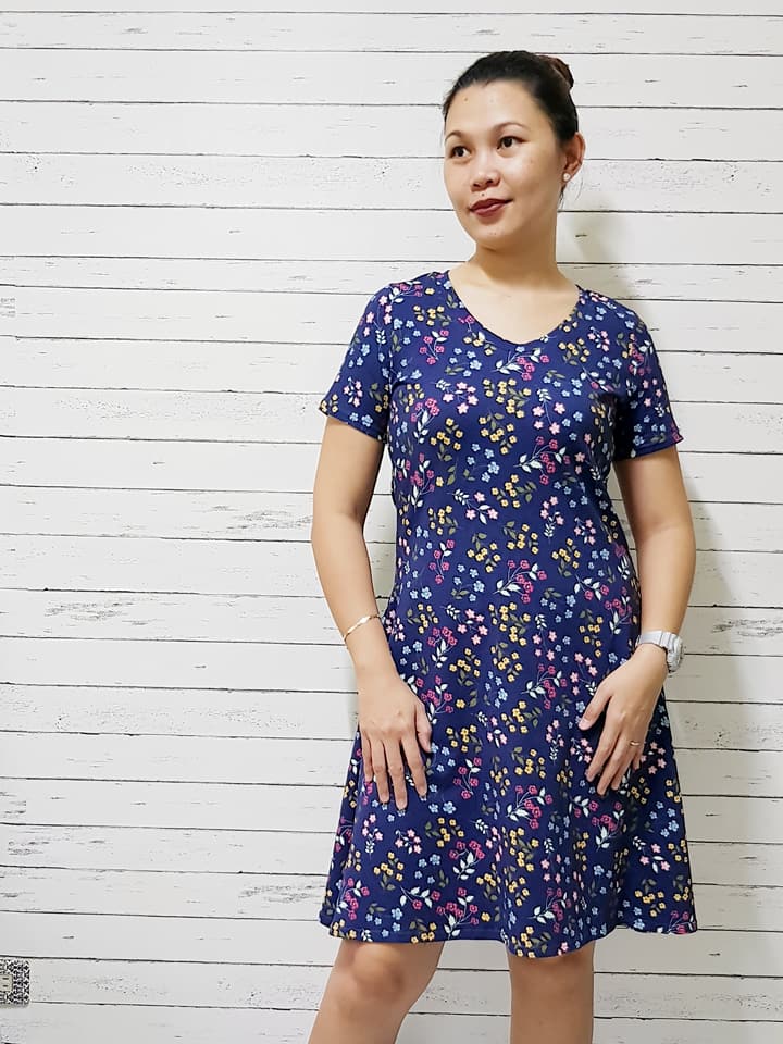 Tee Dress Women's Pattern - Ellie and Mac, Digital (PDF) Sewing Patterns | USA, Canada, UK, Australia