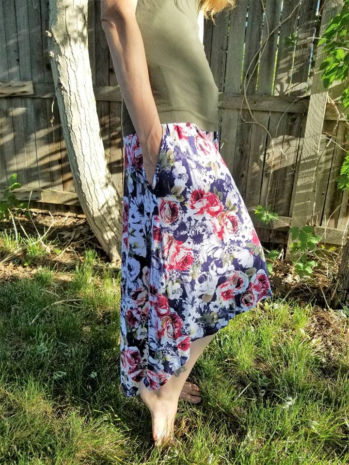 Women's Trendsetter Skirt Pattern Wacky - Ellie and Mac, Digital (PDF) Sewing Patterns | USA, Canada, UK, Australia