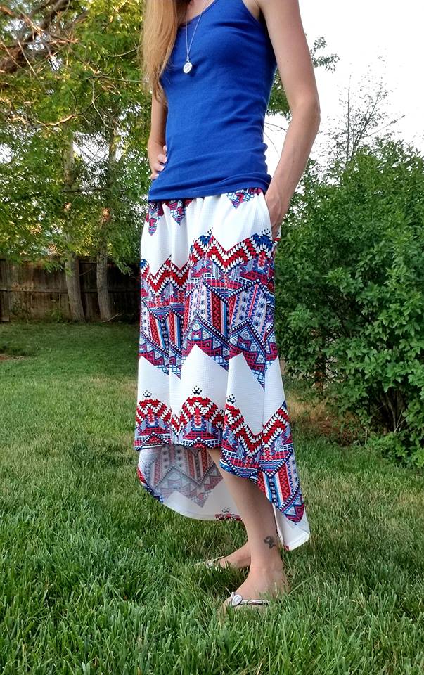 Women's Trendsetter Skirt Pattern Wacky - Ellie and Mac, Digital (PDF) Sewing Patterns | USA, Canada, UK, Australia