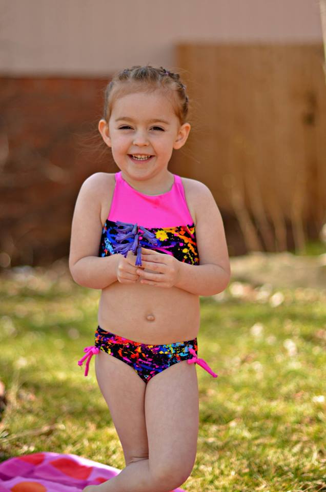 Girl's Tropical Getaway Swimsuit Mix & Match Pattern - Ellie and Mac, Digital (PDF) Sewing Patterns | USA, Canada, UK, Australia