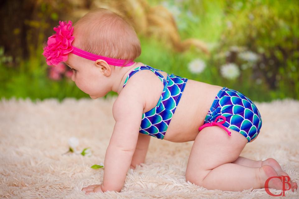 Girl's Tropical Getaway Swimsuit Mix & Match Pattern - Ellie and Mac, Digital (PDF) Sewing Patterns | USA, Canada, UK, Australia