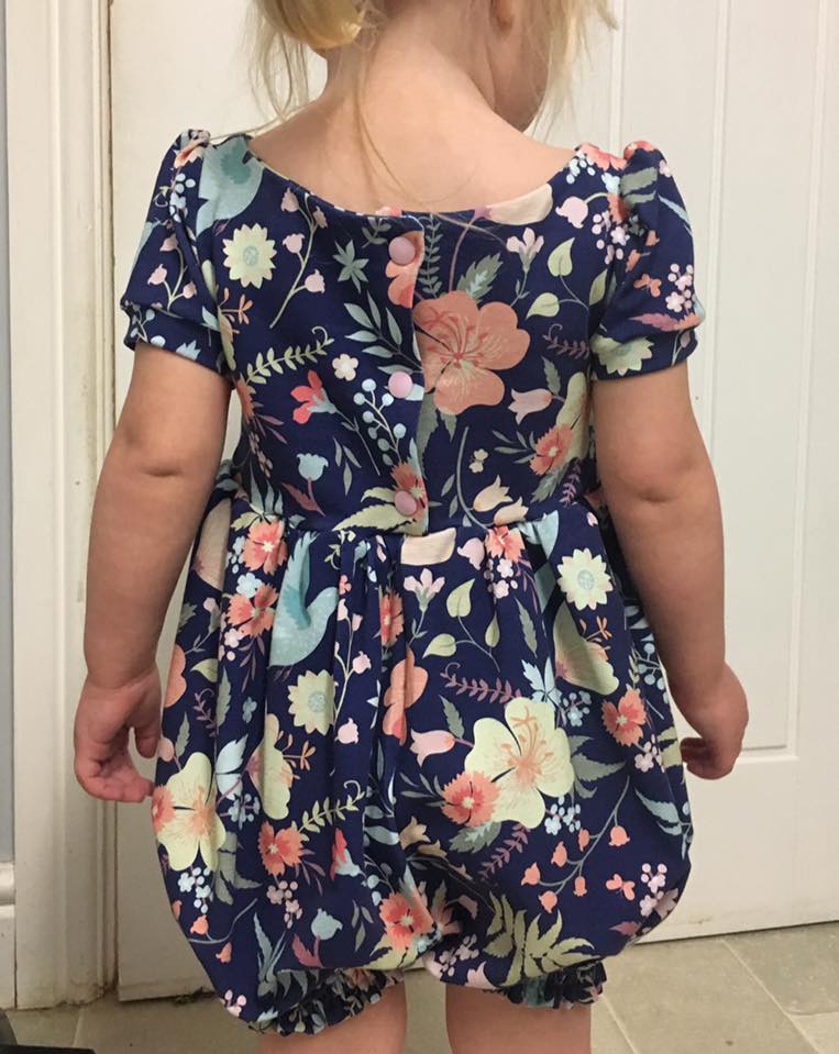 Girl's Whimsy Bubble Romper & Dress Pattern - Ellie and Mac, Digital (PDF) Sewing Patterns | USA, Canada, UK, Australia