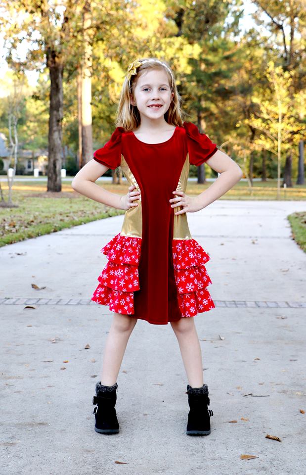 Girl's With Love Dress Pattern - Ellie and Mac, Digital (PDF) Sewing Patterns | USA, Canada, UK, Australia