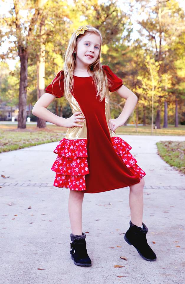 Girl's With Love Dress Pattern - Ellie and Mac, Digital (PDF) Sewing Patterns | USA, Canada, UK, Australia