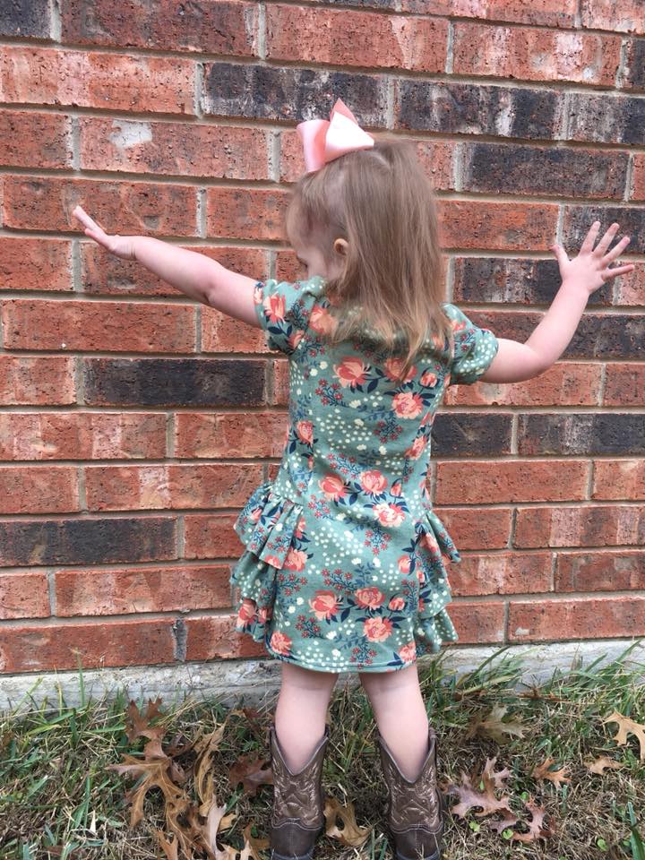 Girl's With Love Dress Pattern - Ellie and Mac, Digital (PDF) Sewing Patterns | USA, Canada, UK, Australia