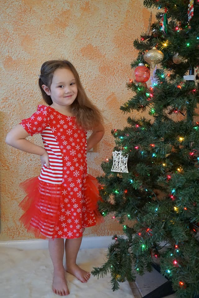 Girl's With Love Dress Pattern - Ellie and Mac, Digital (PDF) Sewing Patterns | USA, Canada, UK, Australia